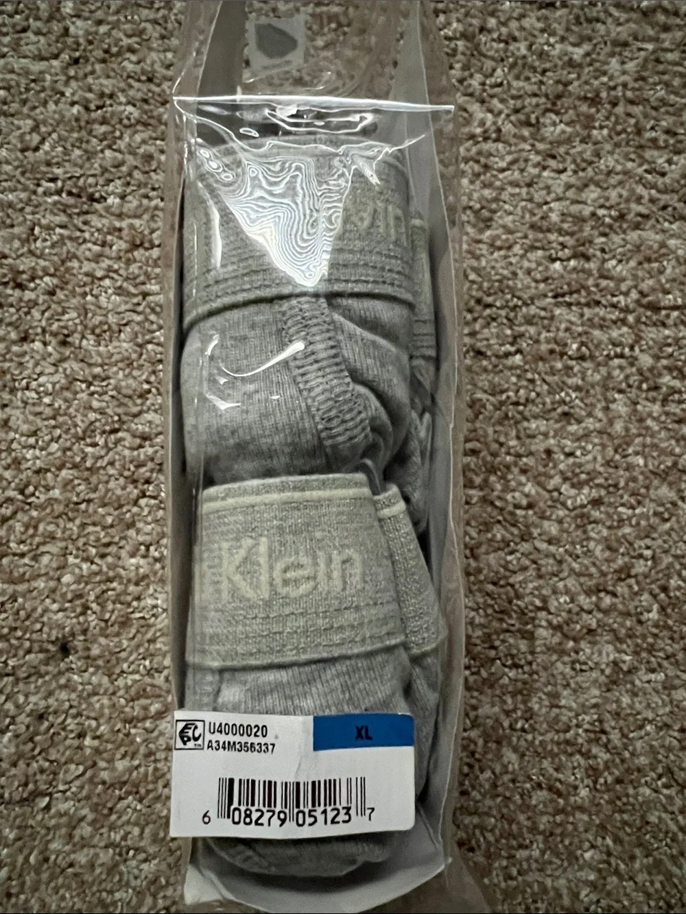 Calvin Klein grey 2 classic briefs
